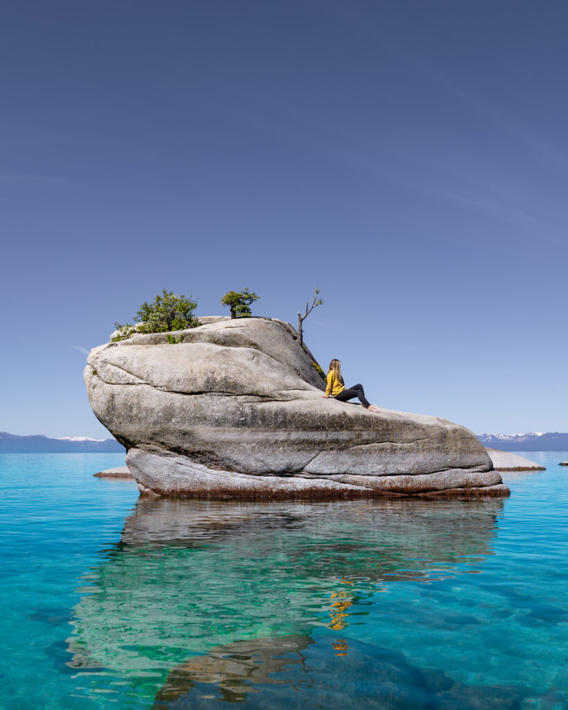 Relaxing on Bonsai Rock