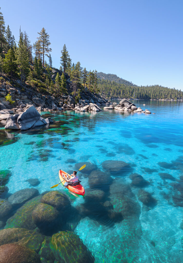 Kayaking Near Bonsai Rock
