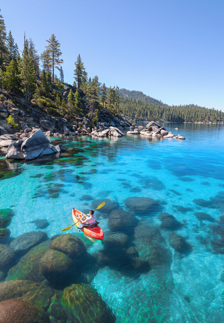 Kayaking Near Bonsai Rock